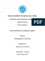 Informe 5 - Determinación de Compuesto Orgánico