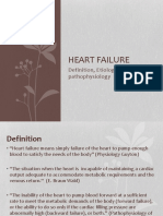 Heart Failure: Definition, Etiology and Pathophysiology