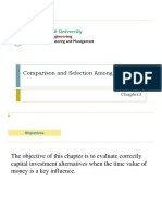 Chapter 3-Comparison and Selection Among Alternatives