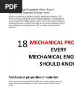 18 Mechanical Properties Which Every Mechanical Engineer Should Know