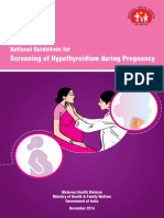 National Guidelines For Screening of Hypothyroidism During Pregnancy