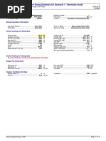 Air System Sizing Summary For Scenario 1: Harmonic Mode