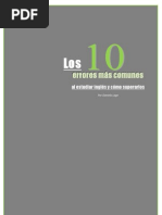 Los 10 Errores Más Comunes Al Aprender Inglés y Cómo Superarlos