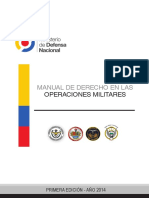 Manual de Derecho en Las Operaciones Militares