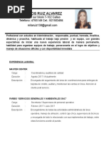 CV Milagros Ruiz