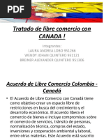 Tratado de Libre Comercio Con CANADA !