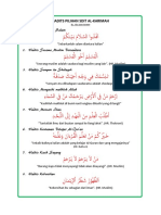 Materi Hafalan Hadits SDIT Al-Karimah Jakarta Timur