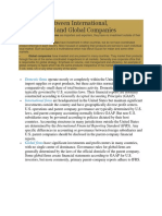 Difference Between International, Multinational and Global Companies