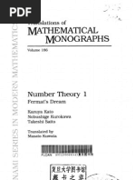 Kato, Kurokawa, Saito - Number Theory I. Fermat's Dream S