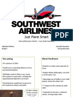 Just Plane Smart: Harvard Business School - Case Study Summary Abhishek Mehra Balaji P Saruabh Ranadive Sarang Bhutada