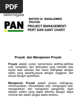 Materi 4 Manajemen Proyek Ti Pert Ghant Chart