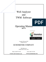 Well Analyzer and TWM Operating Manual