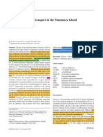 Biology of Glucose Transport in The Mammary Gland