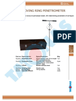 Proving Ring Penetrometer