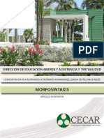 Morfosintaxis Morfosintaxis PDF