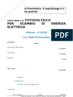 Preventivo 4 KW