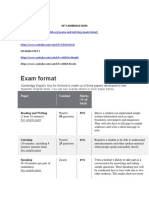 Ket Cambridge Exam Format