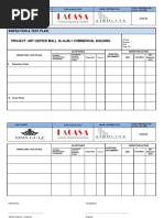 Inspection & Test Plan:: The Consultant Sub Contractor Logo (If Any) The Client Main Contractor