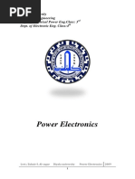 Power Electronics محاضرات