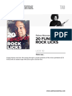 20 Funked Up Rock Licks: Lick 10