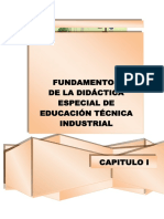 Fundamentos de Didactica en Educacion Tecnica Industrial