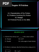 Chapter8 Friction Sections 8 1 - 8 2