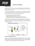 Proceso de Oxidación