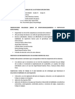 Analisis Del Contexto Aulico Area de Psicologia