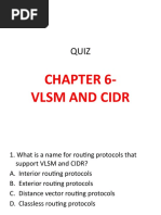 Chapter 6-Vlsm and Cidr