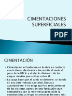 Cimentaciones Superficiales