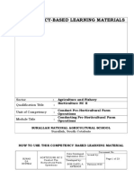 CBLM in Horticulre NC II Uc I Tools