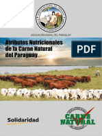 Atributos Nutricionales de La Carne Natural Del Paraguay