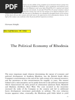 Political Economy of Rhodesia PDF