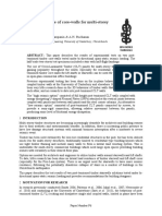 Seismic Performance of Core-Walls For Multi-Storey Timber Buildings