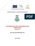 Electrometallurgy and Ferroalloys Production