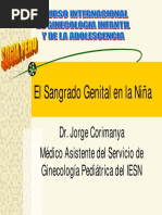 El Sangrado Genital en La Niña