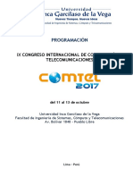 Programacion COMTEL 2017