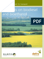 The Facts On Biodiesel and Bioethanol: Renewable Biofuels For Transport