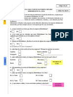 Encuesta para Cliente Mayorista Dinadec