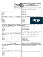 Química - Pré-Vestibular Impacto - Radioatividade - Exercícios I