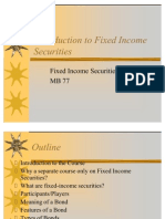 Introduction To Fixed Income Securities