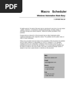 Macro Scheduler Help