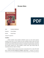 Resume Buku Pendidikan Multikultural