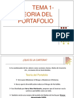 Teoria Del Portafolio