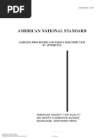 Sampling Procedures and Tables For Inspection Ansi Asq z1 4 2008 PDF