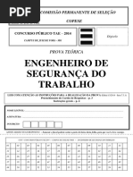 Engenheiro de Segurança Do Trabalho Prova e Gabarito