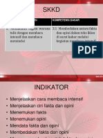 Standar Kompetensi Membaca