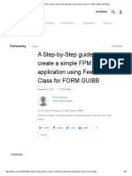 A Step-By-Step Guide To Create A Simple FPM Application Using Feeder Class For FORM GUIBB - SAP Blogs