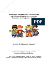 Programa de Integración Escolar Libro