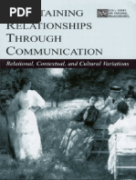 Maintaining Relationships Through Communication